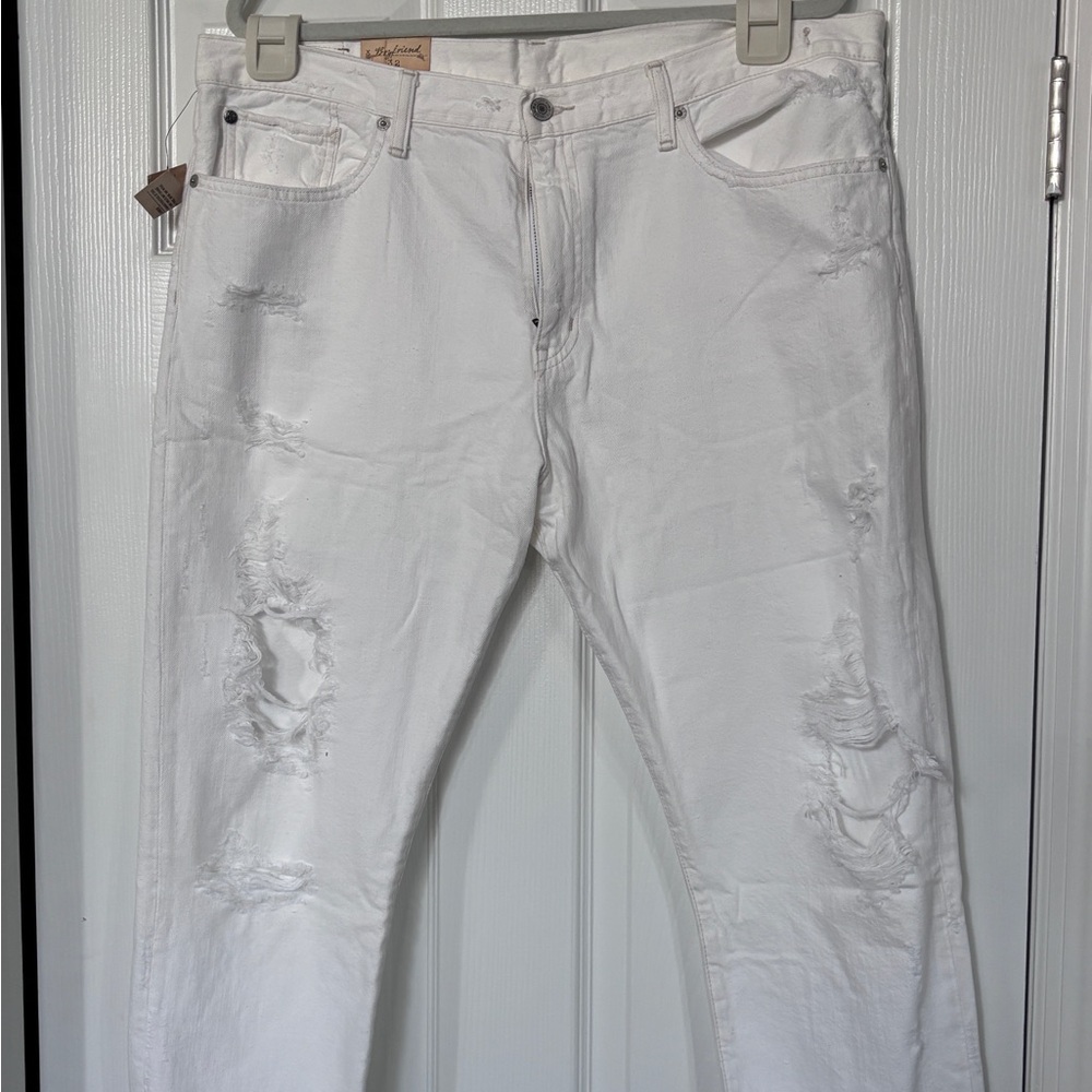 New with tags Ralph Lauren Denim & Supply White Distressed Jeans 32